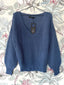 SAMPLE Knitted sweater Maxime | Blue