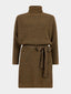 SAMPLE Knitted dress Suzan | Dark olive