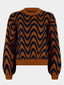 BEISPIEL Strickpullover Blaise | Kamel/Marineblau