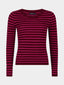 SAMPLE Knitted top Devina | Pink/burgundy