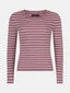 Knitted Top Devina | Mauve/ecru