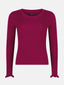Gestricktes Top Shirley | Fuchsia-Lila