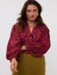 SAMPLE Blouse Alyssa | Leaf print