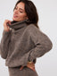 SAMPLE Knitted Sweater Lil | Warm grey