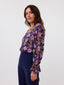 SAMPLE Blouse Eline | Navy flower