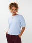 Knitted Sweater Eddie | Light blue