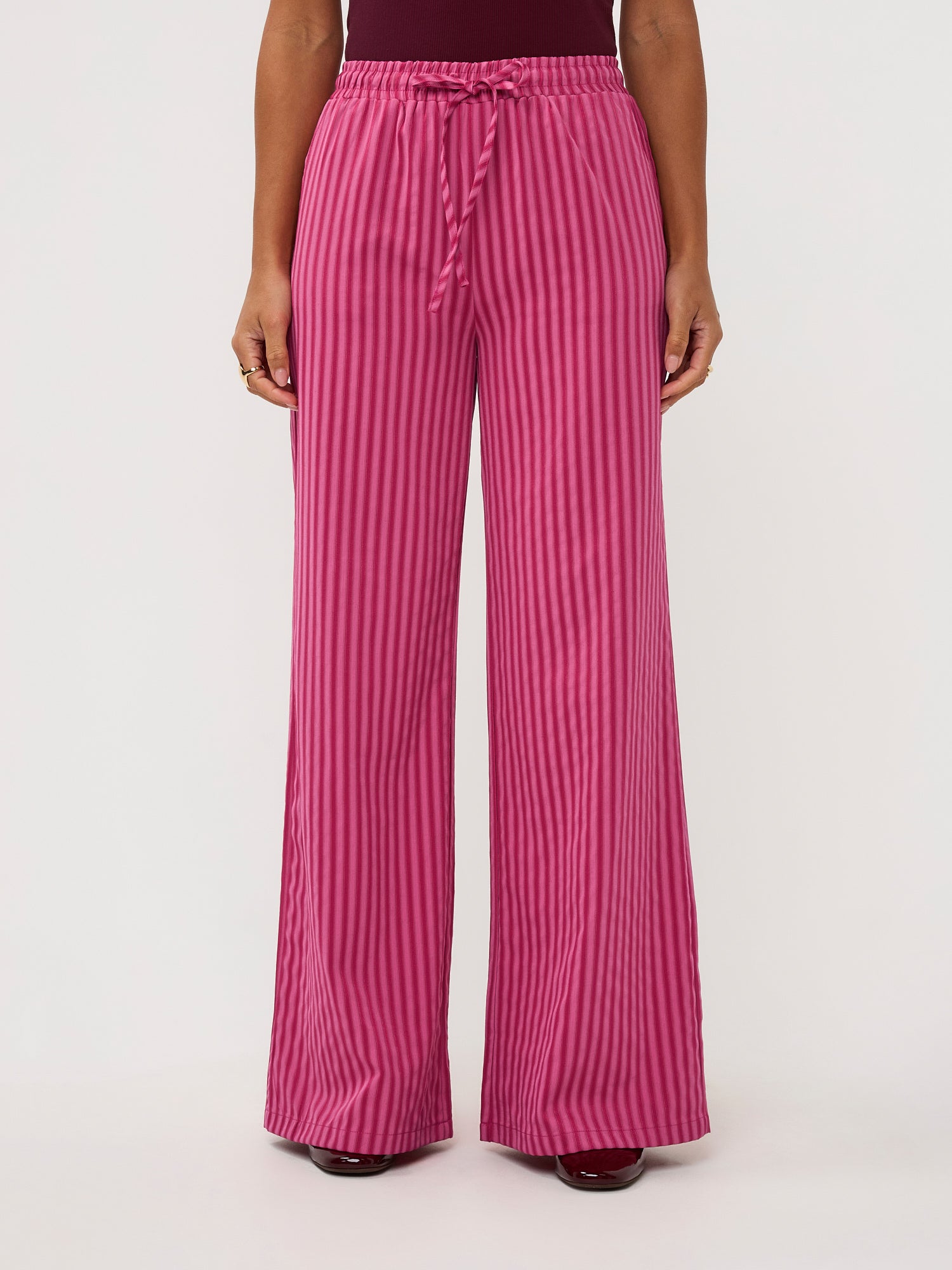 Pants Thirza | Berry pink – Ydence