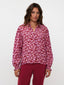 MUSTER Bluse Alyssa | Weinrot/lila Blüte