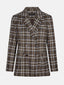 Blazer Novalee | Brown/blue check