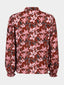 Blouse Alyssa Brick/soft pink flower