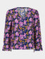 SAMPLE Blouse Eline | Navy flower