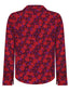 MUSTER Bluse Jill | Rot/violette Blume