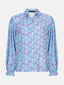 Blouse Alyssa | Turquoise flower