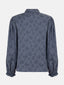 Blouse Beaudine | Denim flower