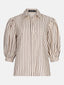 Blouse Bobbie | Brown stripe