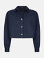 SAMPLE Blouse Dima CROPPED | Dark denim
