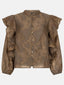 Blouse Gina | Coffee brown
