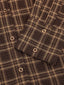 Blouse Isa | Brown check