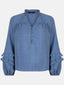 SAMPLE Blouse Jacky | Denim blue