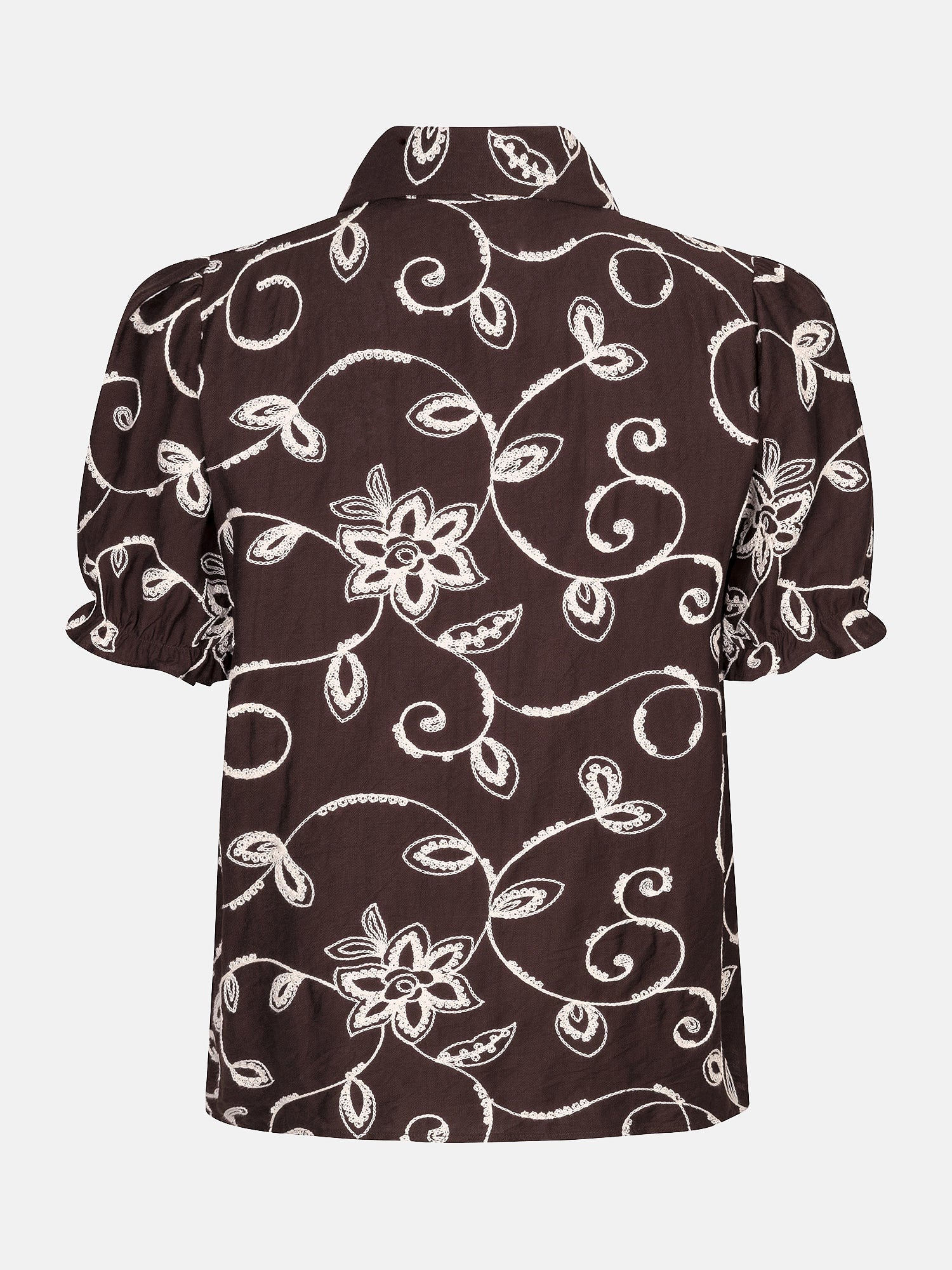 Blouse Leila | Dark brown – Ydence