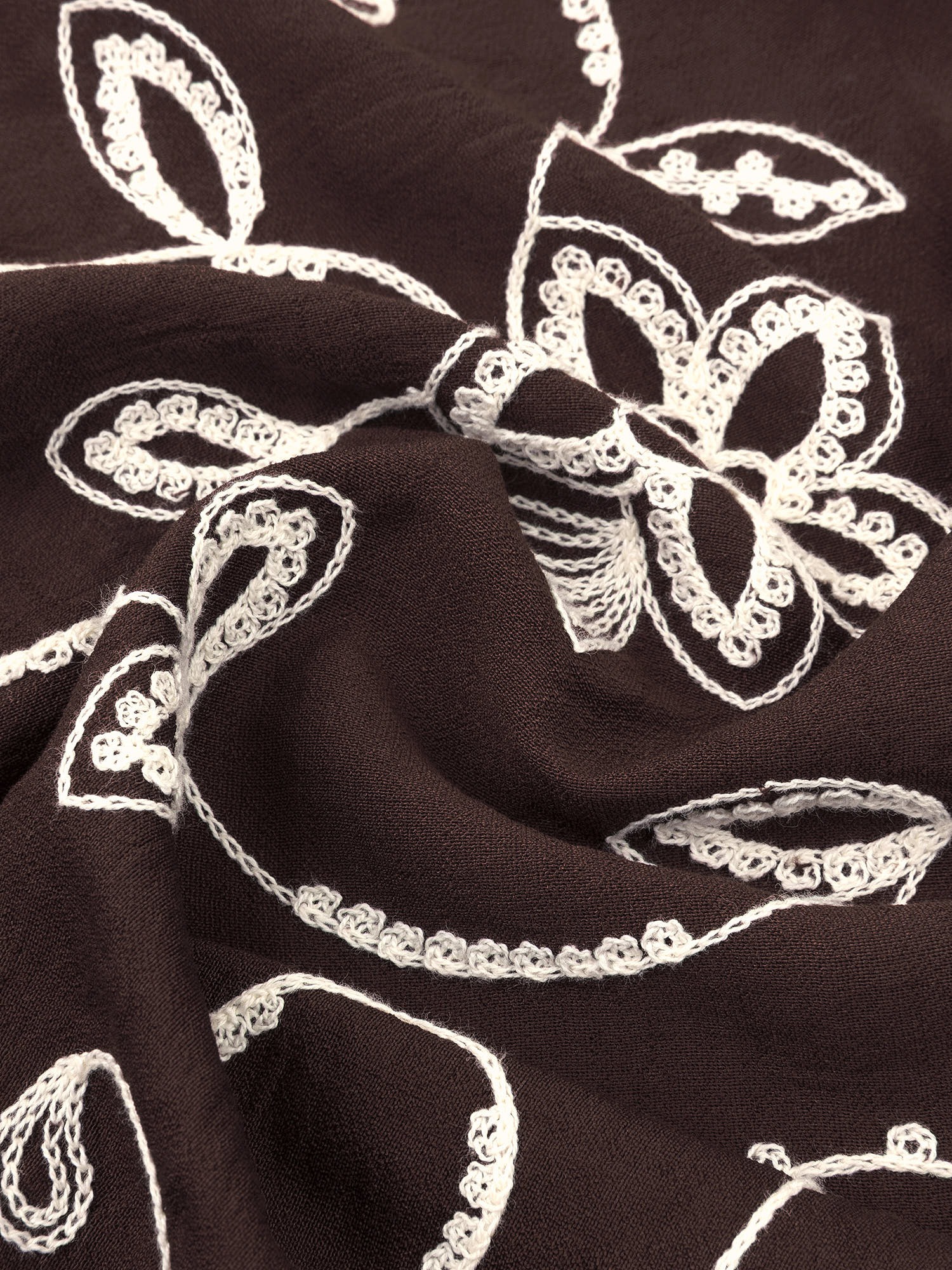 Blouse Leila | Dark brown – Ydence
