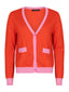 SAMPLE Cardigan Juniper | Coral red