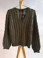 SAMPLE Knitted sweater Charlot | Army