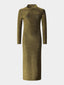 Dress Janie Black/gold