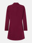 Dress Carmel | Burgundy
