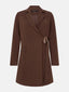 Dress Carmel | Dark brown
