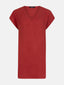 SAMPLE Kleid Danie | Steinfarbenes Rot