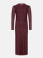 Dress Lauren | Burgundy flower