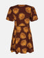 Dress Nika | Brown shells