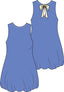 SAMPLE Dress Kay | Blue