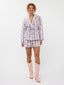 Kimono Ilonka | Denim blue/pink stripe
