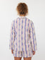 Kimono Ilonka | Denim blue/pink stripe