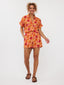 SAMPLE Short Katie | Orange flower