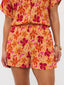 SAMPLE Short Katie | Orange flower