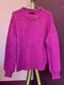 SAMPLE Knitted Sweater Flo | Fuchsia purple