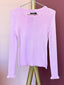 SAMPLE Knitted Top Shirley | Soft lilac