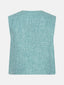 Gilet Amanda | Turquoise melange