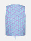 SAMPLE Gilet Esmira | Turquoise flower