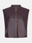 Gilet Inez | Aubergine