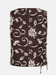Gilet Inge | Dark brown