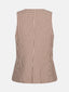 Gilet Jette | Brown check
