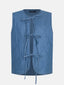SAMPLE Gilet Noa | Denim blue