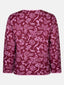 Jacket Sami | Burgundy/pink flower