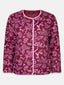 SAMPLE Jacket Sami | Burgundy/pink flower