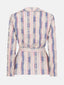 Kimono Ilonka | Denim blue/pink stripe