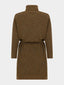 SAMPLE Knitted dress Suzan | Dark olive